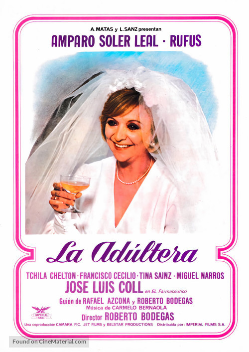 La ad&uacute;ltera - Spanish Movie Poster