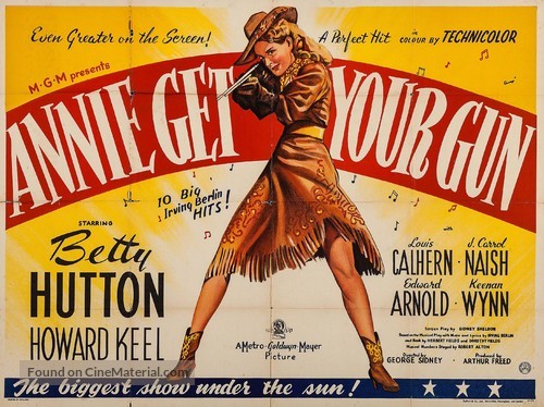 Annie Get Your Gun - British Movie Poster