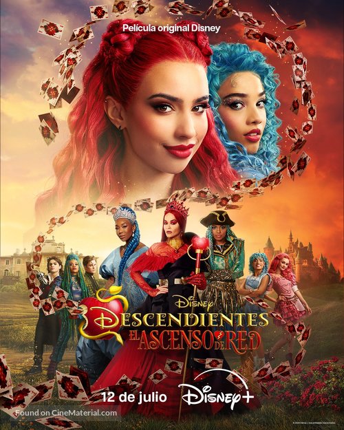 Descendants: The Rise of Red - Argentinian Movie Poster