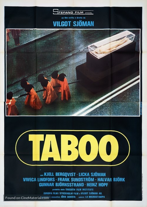 Tabu - Italian Movie Poster