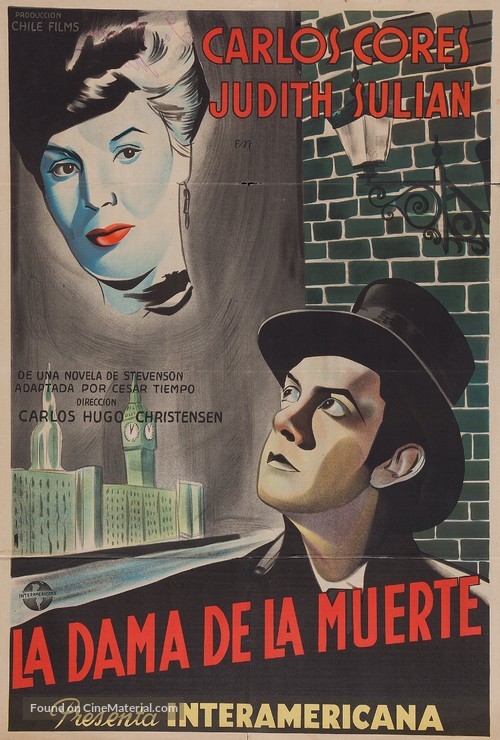 La dama de la muerte - Argentinian Movie Poster