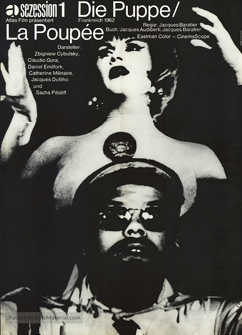 La poup&egrave;e - German Movie Poster