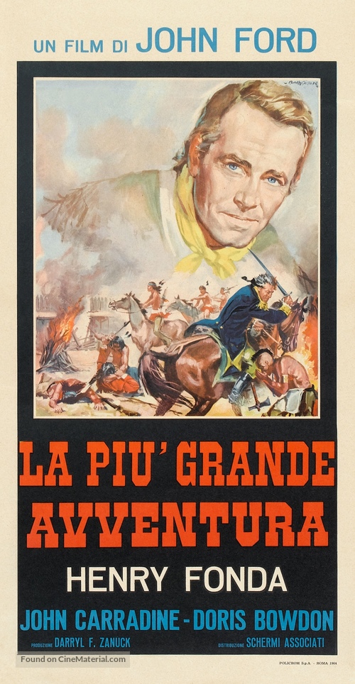Drums Along the Mohawk - Italian Movie Poster