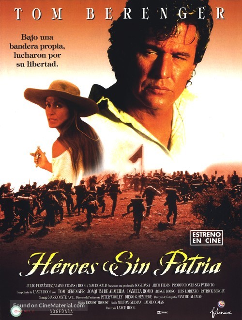 One Man&#039;s Hero - Spanish Movie Poster