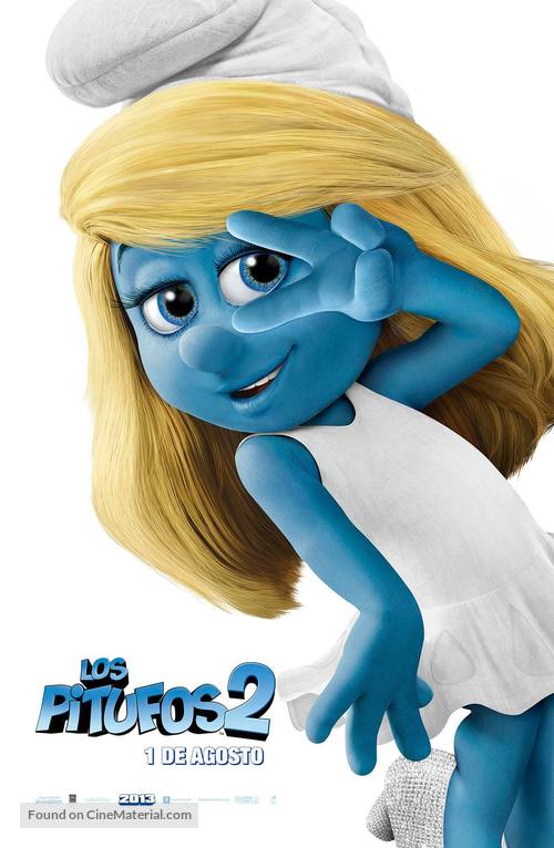 The Smurfs 2 - Argentinian Movie Poster