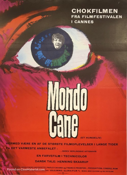 Mondo cane - Danish Movie Poster