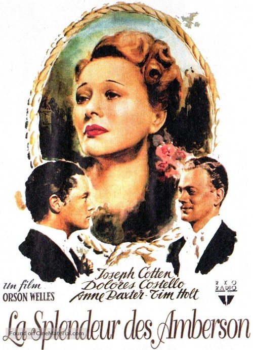 The Magnificent Ambersons - French Movie Poster