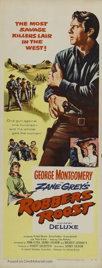 Robbers' Roost (1955) movie poster