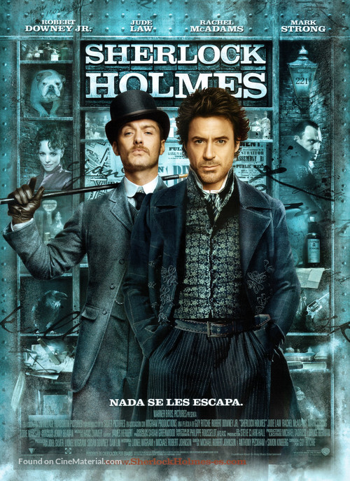 Sherlock Holmes - Spanish Movie Poster