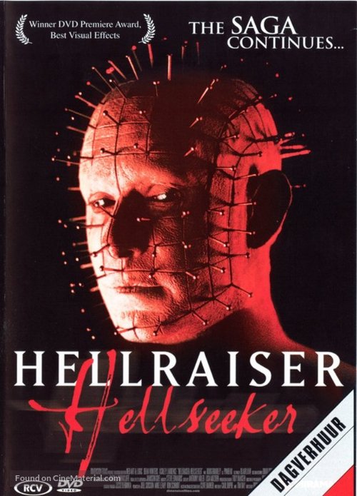 Hellraiser: Hellseeker - Dutch DVD movie cover