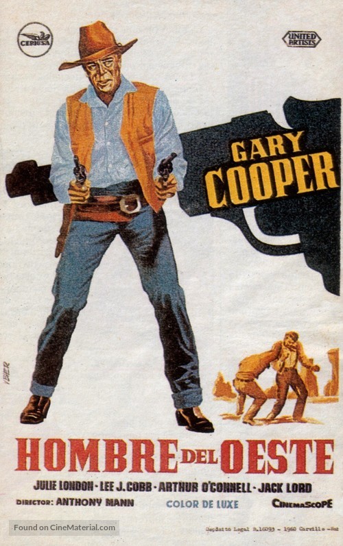 Man of the West - Spanish Movie Poster