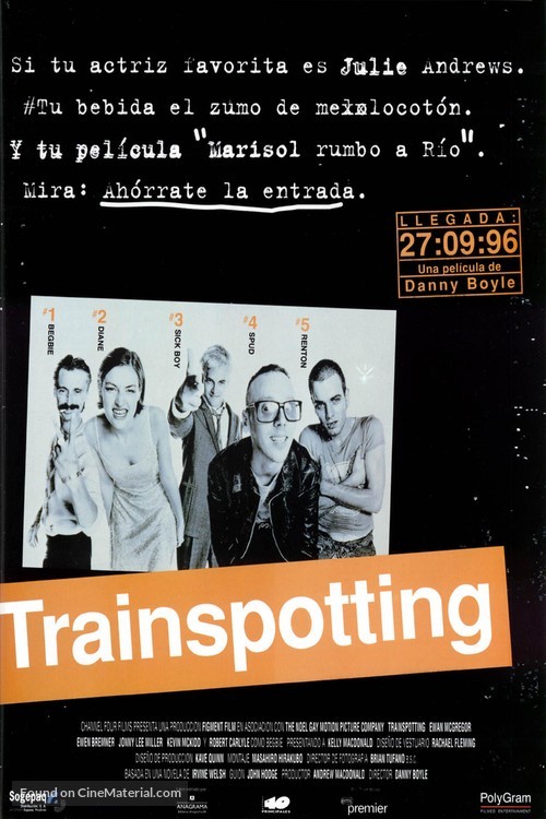 Trainspotting - Spanish Movie Poster
