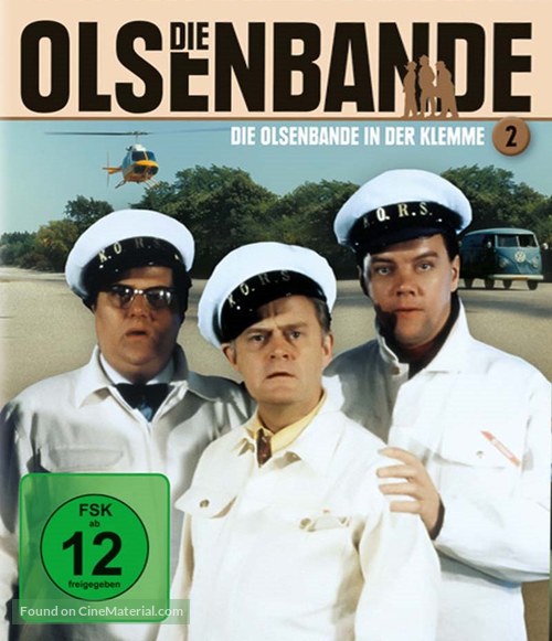 Olsen-banden p&aring; spanden - German Blu-Ray movie cover