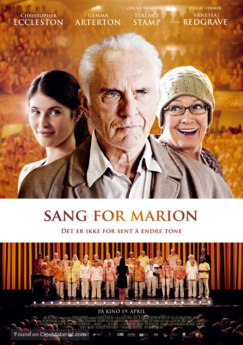 Song for Marion - Norwegian Movie Poster