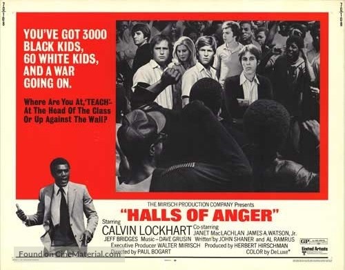 Halls of Anger - Theatrical movie poster