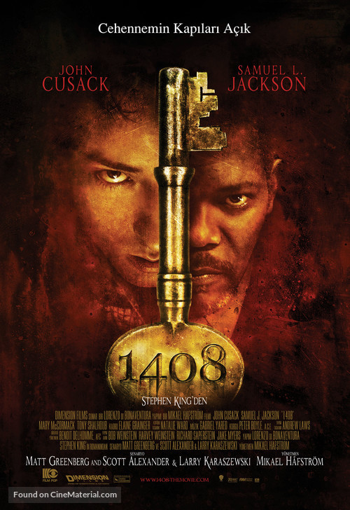 1408 - Turkish Movie Poster