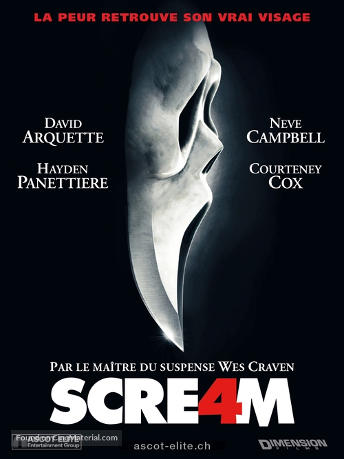 Scream 4 - Swiss Movie Poster