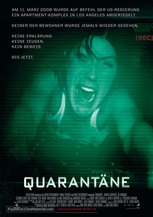 Quarantine - German Movie Poster