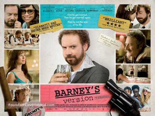 Barney&#039;s Version - British Movie Poster