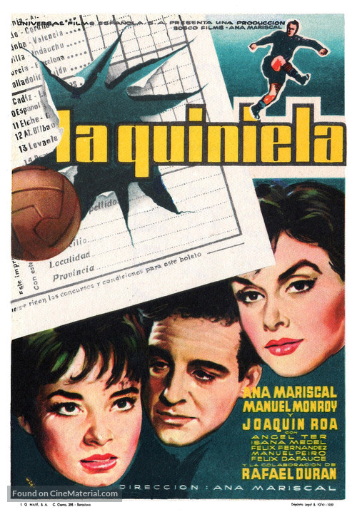 La quiniela - Spanish Movie Poster