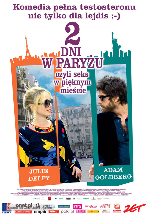 2 Days in Paris - Polish Movie Poster