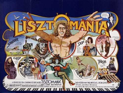Lisztomania - British Movie Poster