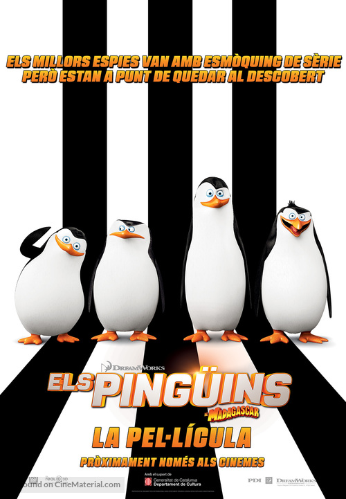 Penguins of Madagascar - Andorran Movie Poster