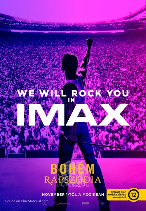 Bohemian Rhapsody - Hungarian Movie Poster