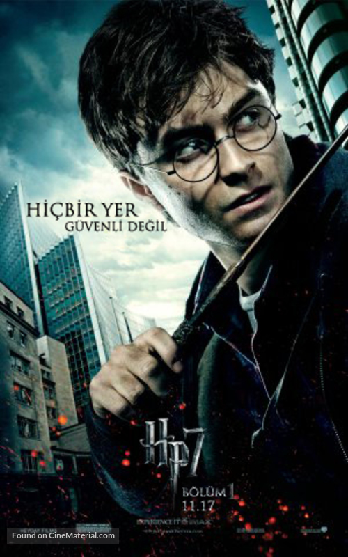 Harry Potter and the Deathly Hallows - Part 1 - Turkish Movie Poster