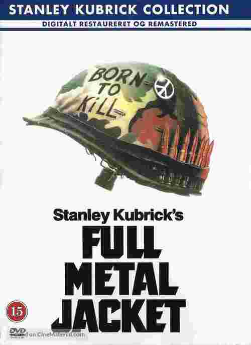 Full Metal Jacket - Danish DVD movie cover