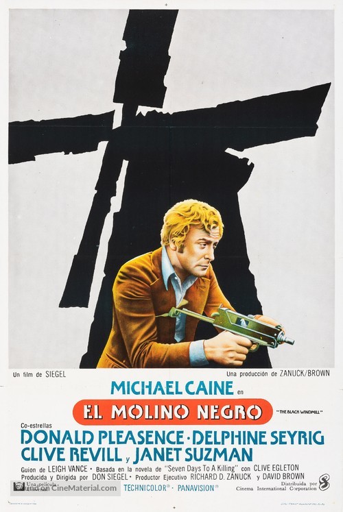 The Black Windmill - Argentinian Movie Poster