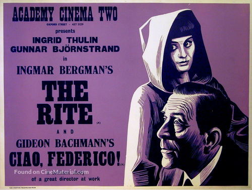 Riten - British Movie Poster