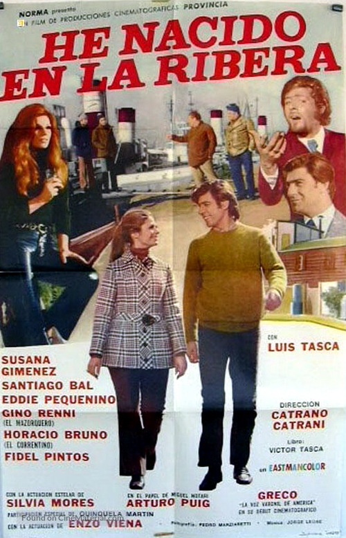 He nacido en la ribera - Argentinian Movie Poster