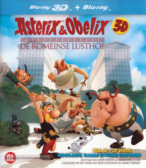 Ast&eacute;rix: Le domaine des dieux - Dutch Blu-Ray movie cover