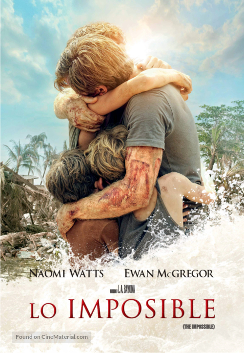 Lo imposible - Argentinian DVD movie cover