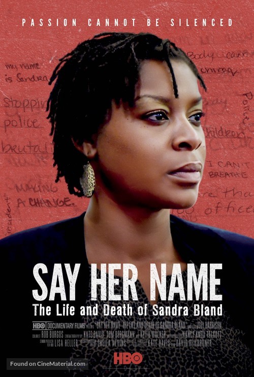 Say Her Name: The Life and Death of Sandra Bland - Movie Poster
