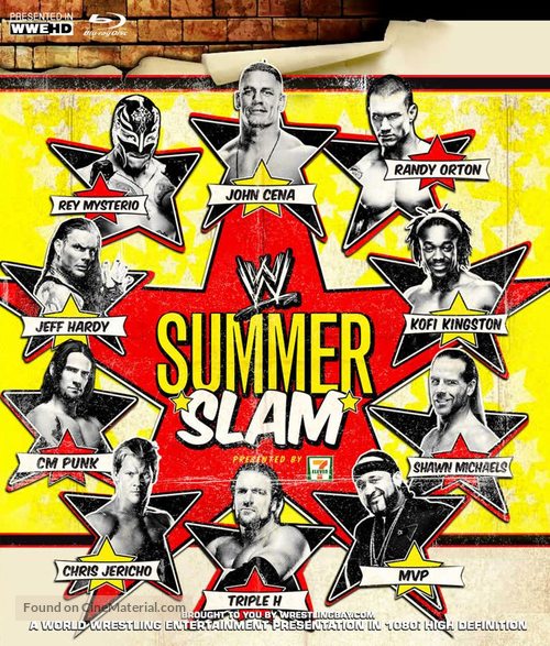 WWE Summerslam - Blu-Ray movie cover