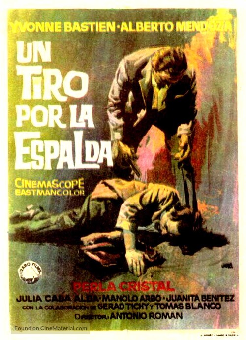 Un tiro por la espalda - Spanish Movie Poster