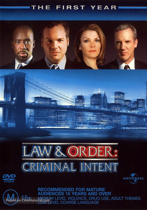 &quot;Law &amp; Order: Criminal Intent&quot; - DVD movie cover