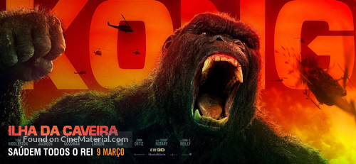 Kong: Skull Island - Portuguese Movie Poster