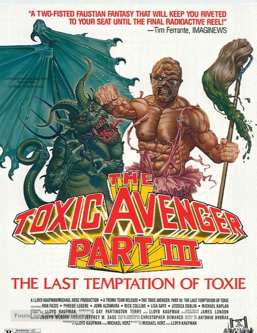 The Toxic Avenger Part III: The Last Temptation of Toxie - Movie Poster