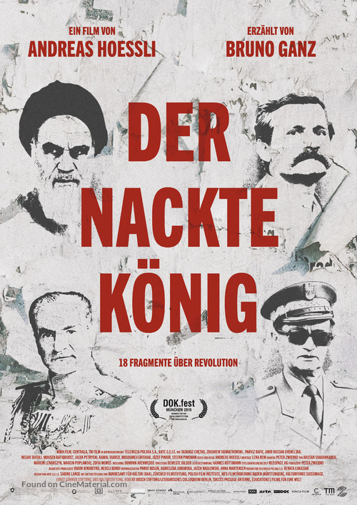 Der nackte K&ouml;nig: 18 Fragmente &uuml;ber Revolution - Swiss Movie Poster