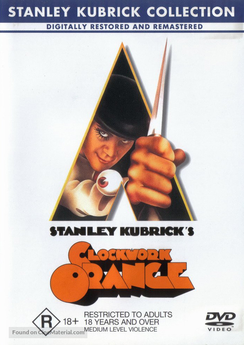 A Clockwork Orange - Australian DVD movie cover