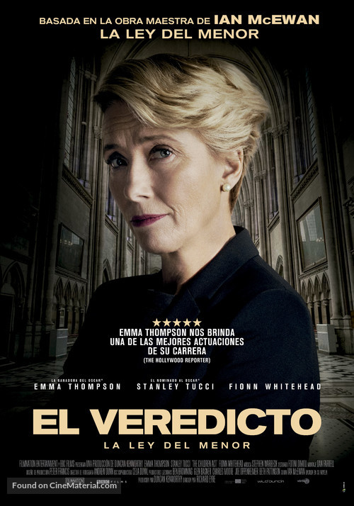 The Children Act - Spanish Movie Poster