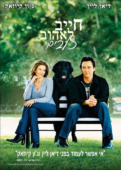 Must Love Dogs - Israeli Movie Poster