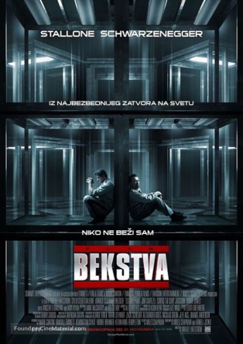Escape Plan - Serbian Movie Poster