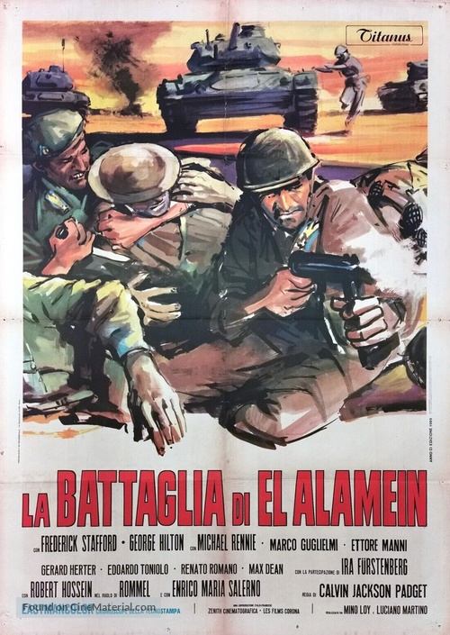 Battaglia di El Alamein, La - Italian Movie Poster