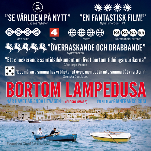 Fuocoammare - Swedish Movie Poster