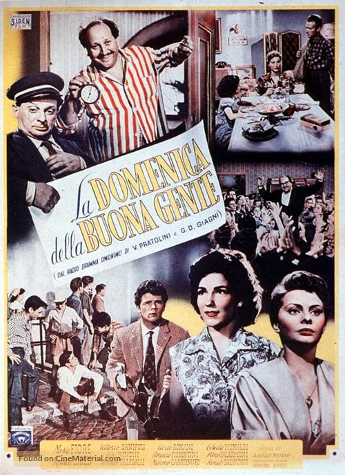 La domenica della buona gente - Italian Movie Poster