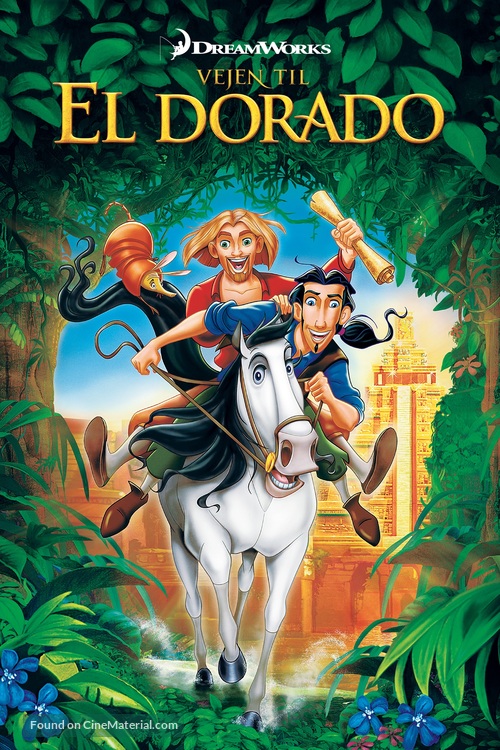 The Road to El Dorado - Danish Movie Cover
